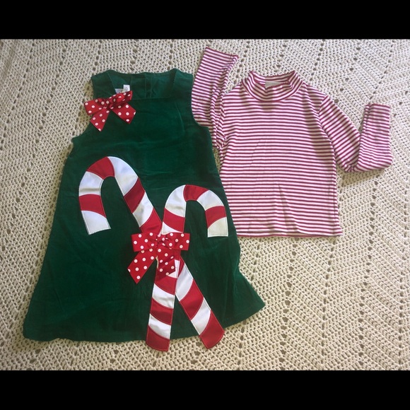 Bonnie Jean Size 6 Candy Cane Dress And 